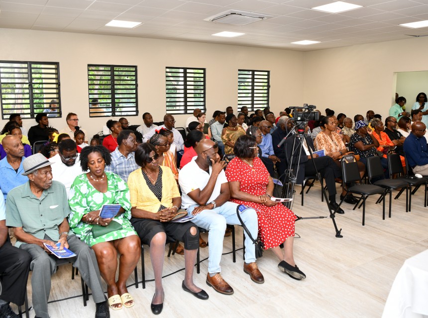 Guest at the Opening of the George W. Christopher Community Centre