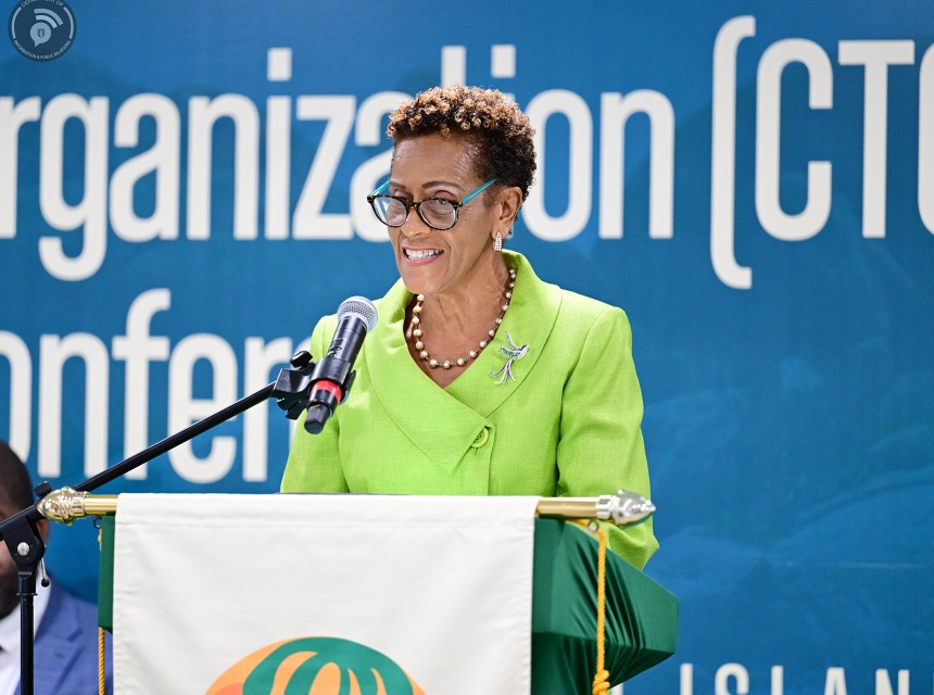 Delma Maduro at CTO ceremony