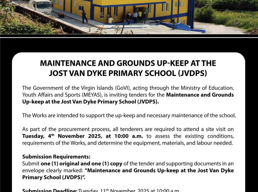 Tender for JVDPS Grounds Upkeep