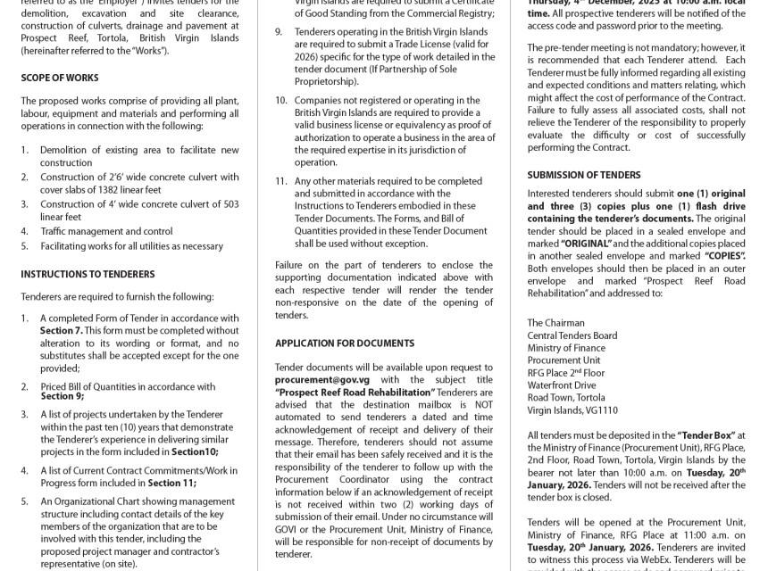 Prospect Reef Road Development Project