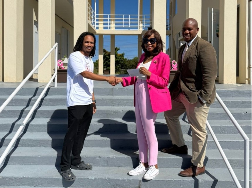 MSME Grant Ceremony Dec 2025_Lawrence-Bunchie-Wheatley_Lorna-Smith_Lincoln-Bobb