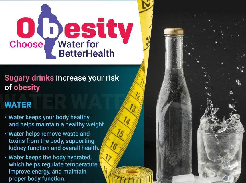 Obesity Flyer Drink Water