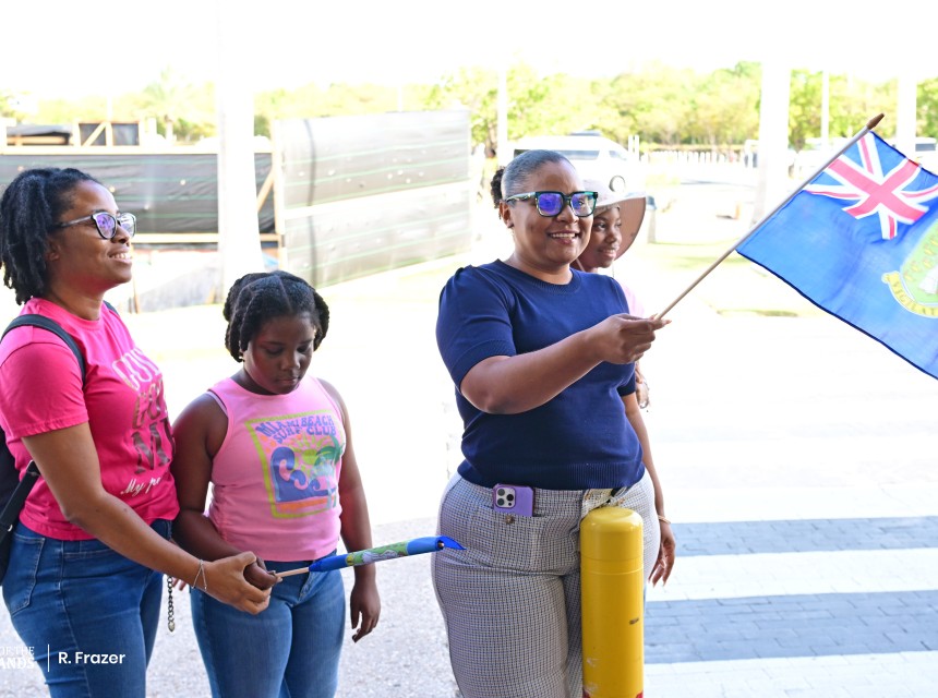 Community Members Welcoming Team BVI Photo 2