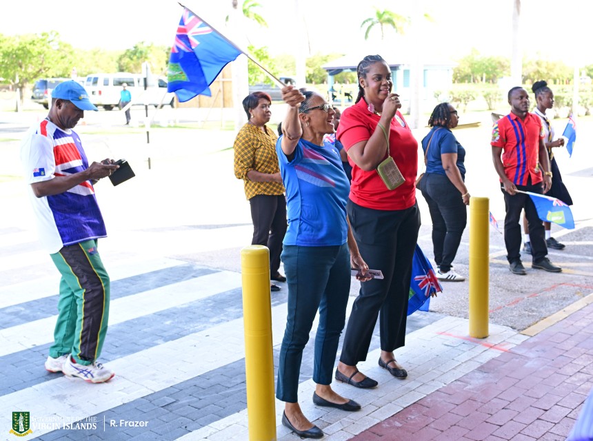 Community Members Welcoming Team BVI Photo 3