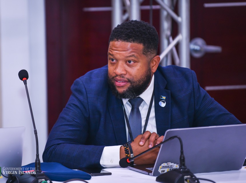 Scenes from the 17th annual meeting of the CDEMA TAC’s session on April 14 in Road Town.