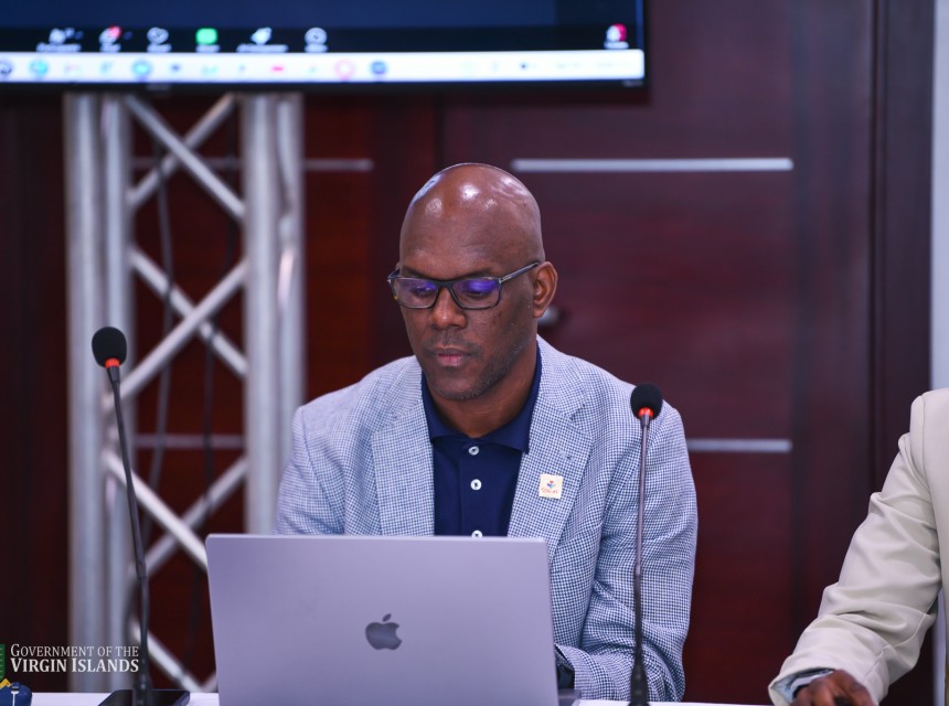 Scenes from the 17th annual meeting of the CDEMA TAC’s session on April 14 in Road Town.