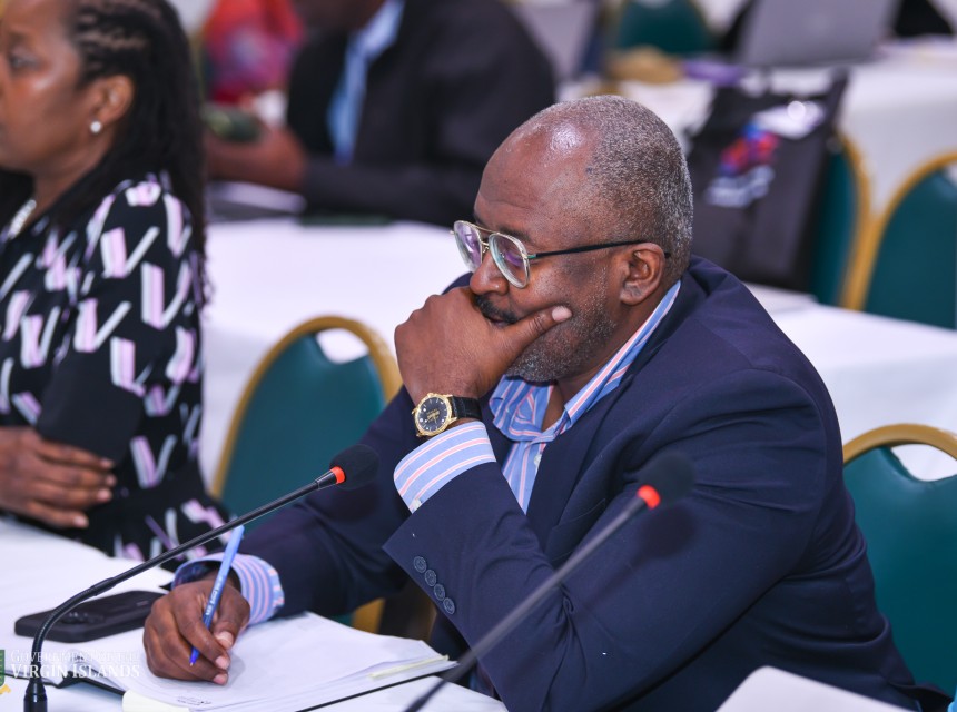 Scenes from the 17th annual meeting of the CDEMA TAC’s session on April 14 in Road Town.