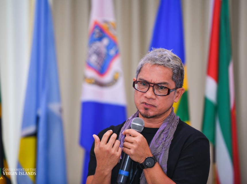 Scenes from the 17th annual meeting of the CDEMA TAC’s session on April 14 in Road Town.