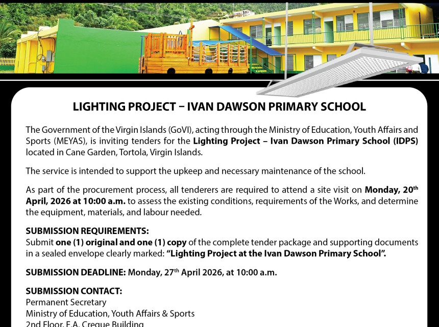 Lighting Project at the Ivan Dawson Primary School