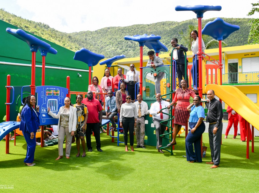 Ministry Staff at Ivan Dawson Playground Dedication