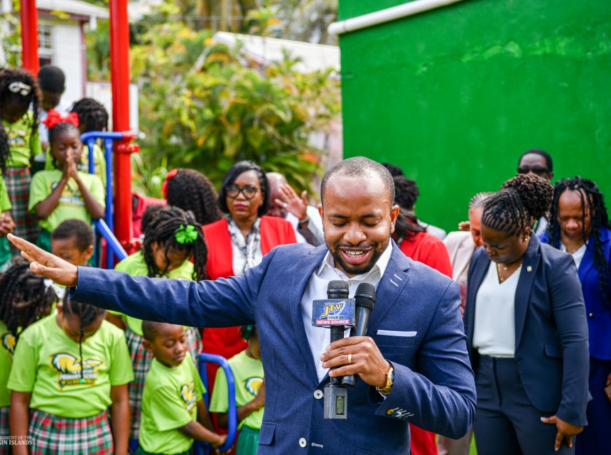 Pastor Cline Prayer Over Ivan Dawson Playground