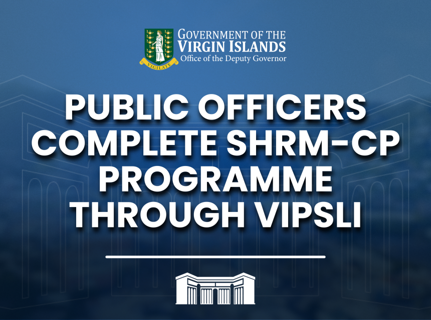 Public Officers Complete SHRM-CP Programme through VIPSLI