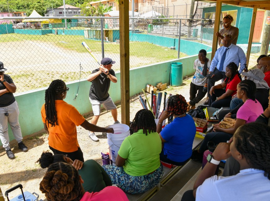 Softball Training Session