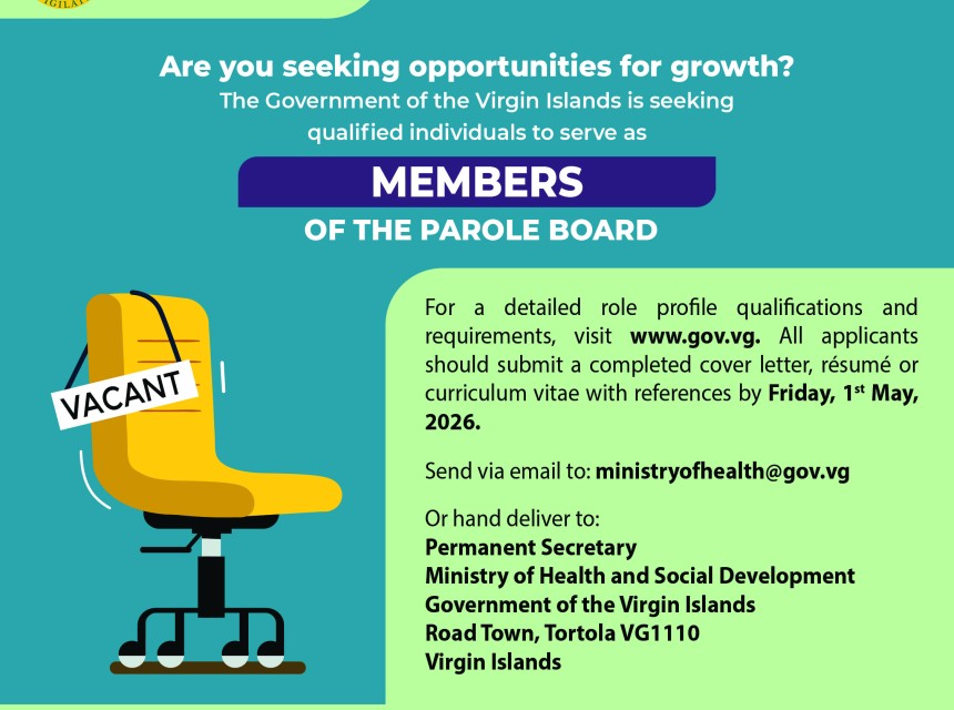 Parole Board Vacancy Notice E Flyer