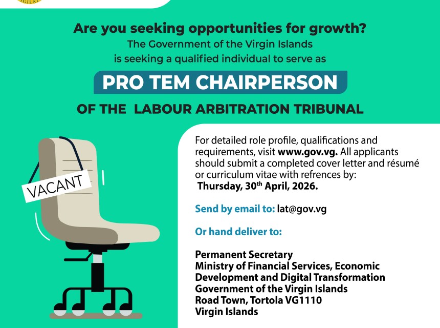 VacNote LAT – Pro Tem Chairperson E-Flyer